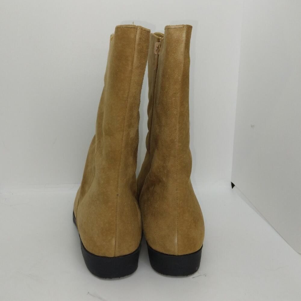 JACK SPRAT Womens Tan Embroidered Leather Boots New w/Tags - Size: 7M - Picture 5 of 6